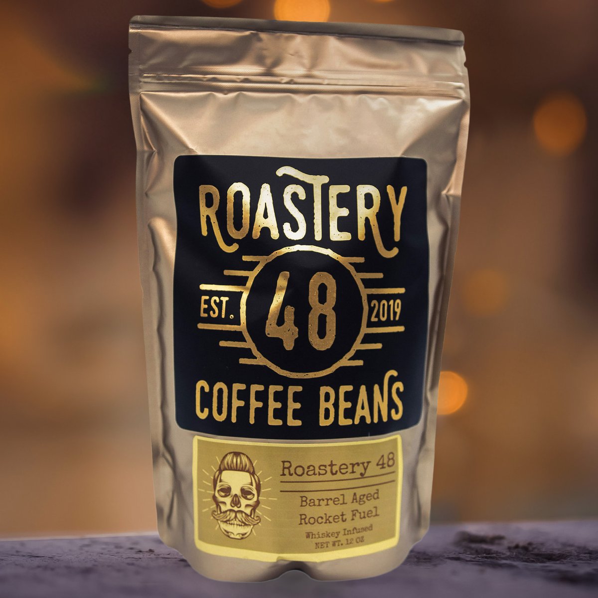 Barrel Aged Rocket Fuel Whiskey Coffee
