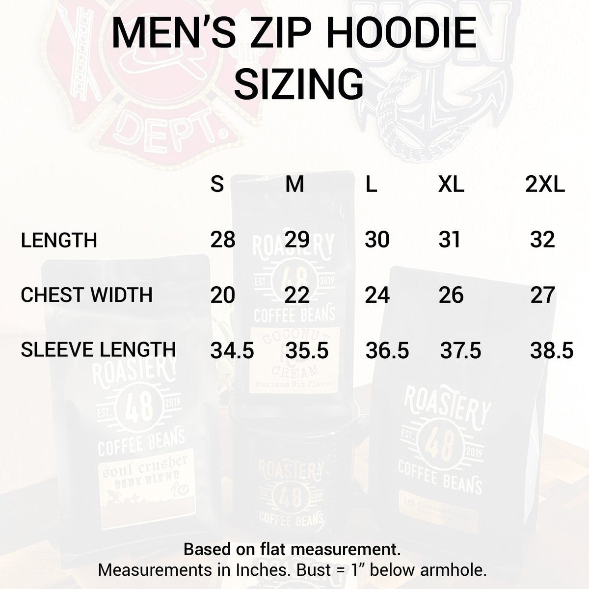Men's Zippered Hoodie