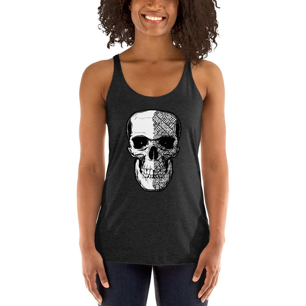 Women's Racerback Skull Tank