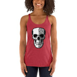 Load image into Gallery viewer, Women&#39;s Racerback Skull Tank
